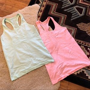 Pair of Classic Lululemon Tank Tops